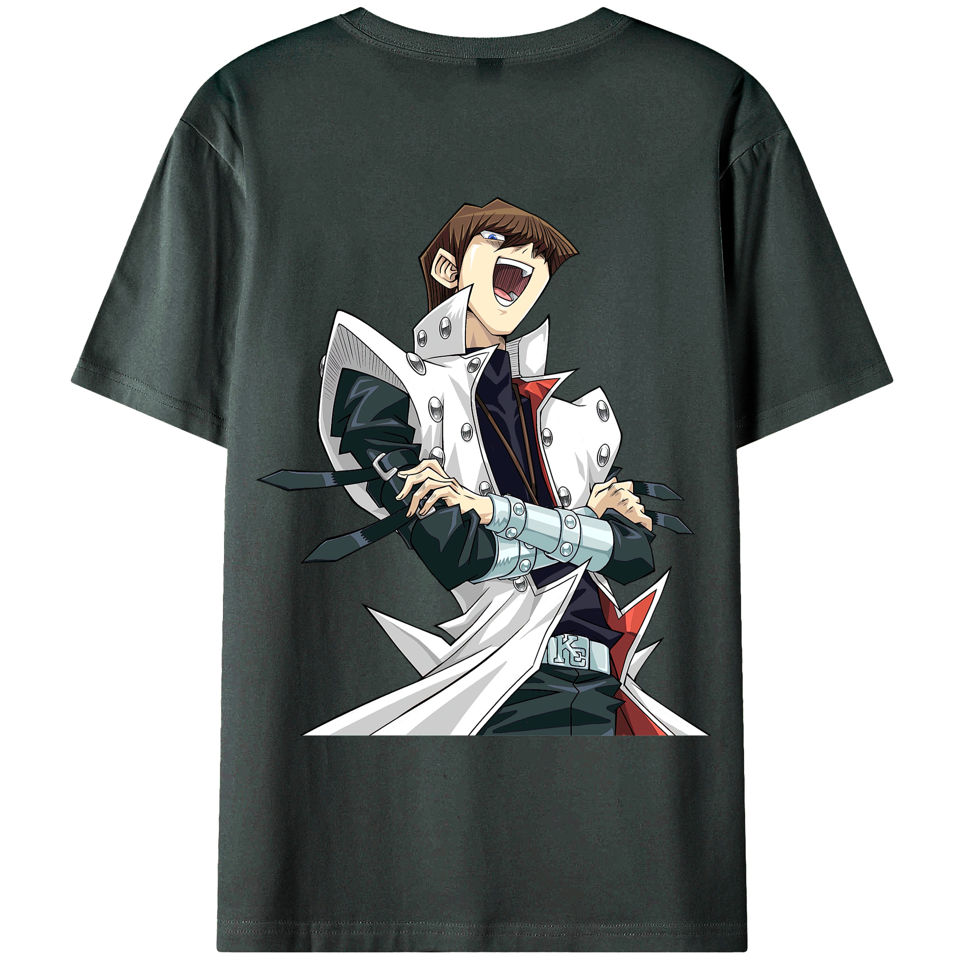 （画像用） 遊☆戯☆王 Yu-Gi-Oh! 綿100％ メンズ半袖Tシャツ（バックプリント） 通気性